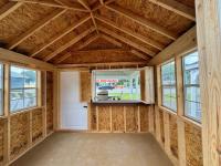 10 x 20 Cabana with Hip Roof - inside