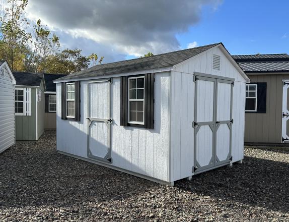 Prefabracated, ready to use 10x14 Madison Peak Storage Shed